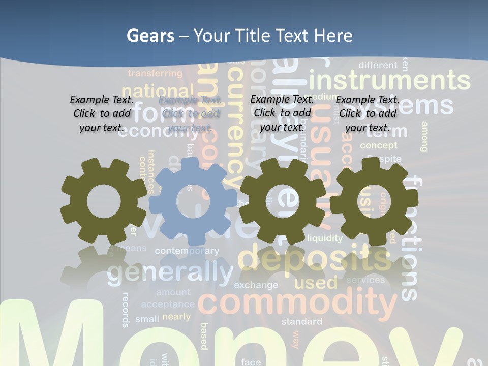 Assistance Finger Elder PowerPoint Template