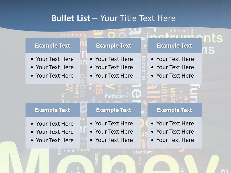 Assistance Finger Elder PowerPoint Template