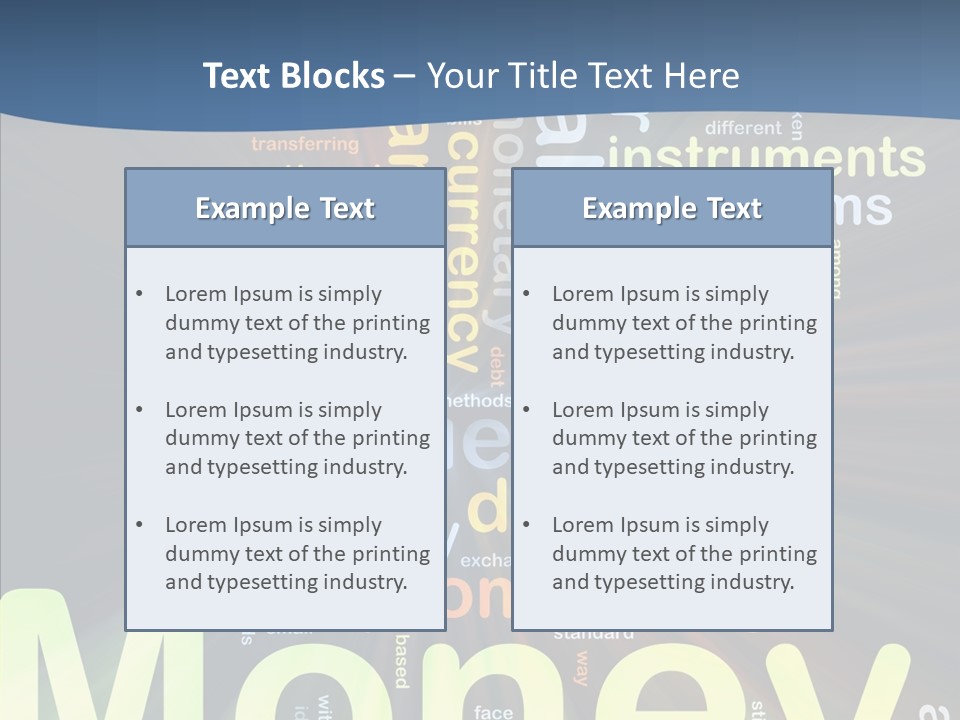 Assistance Finger Elder PowerPoint Template