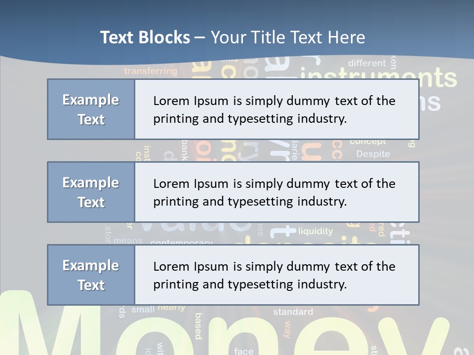 Assistance Finger Elder PowerPoint Template