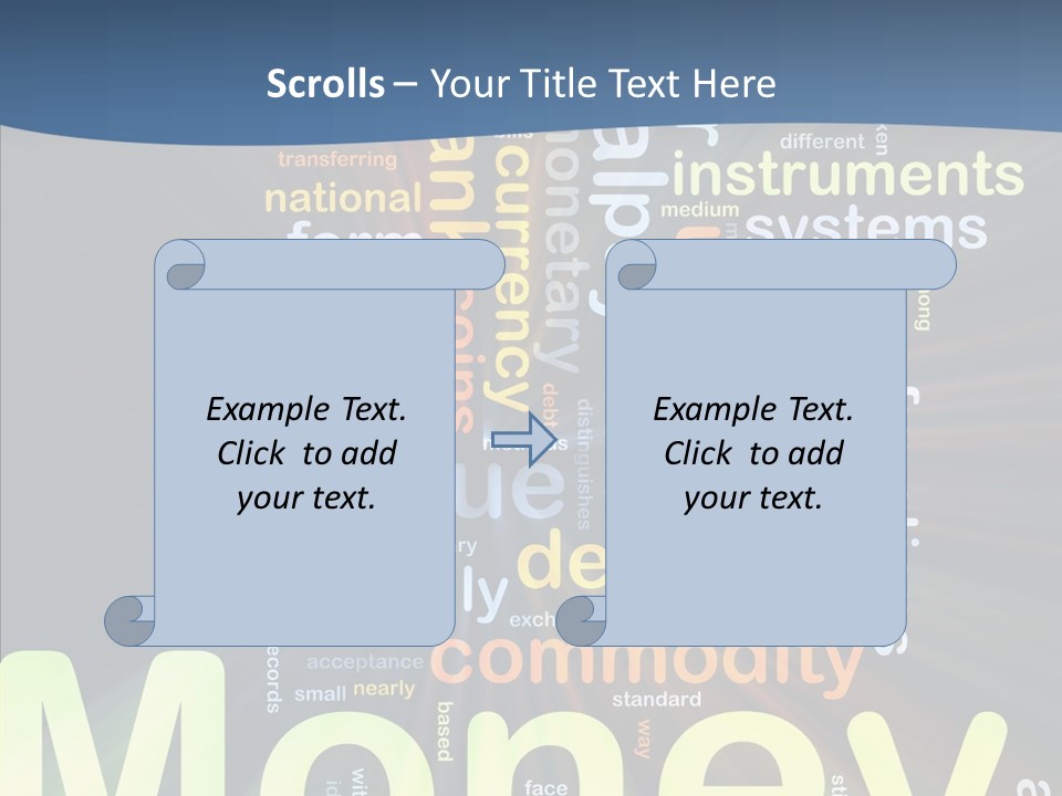 Assistance Finger Elder PowerPoint Template