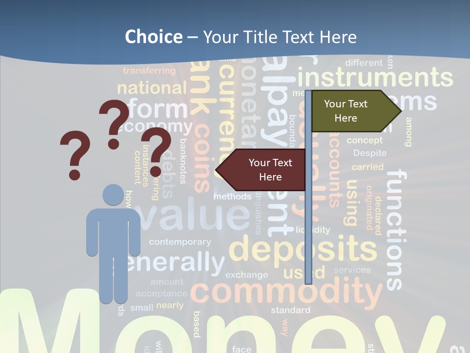 Assistance Finger Elder PowerPoint Template