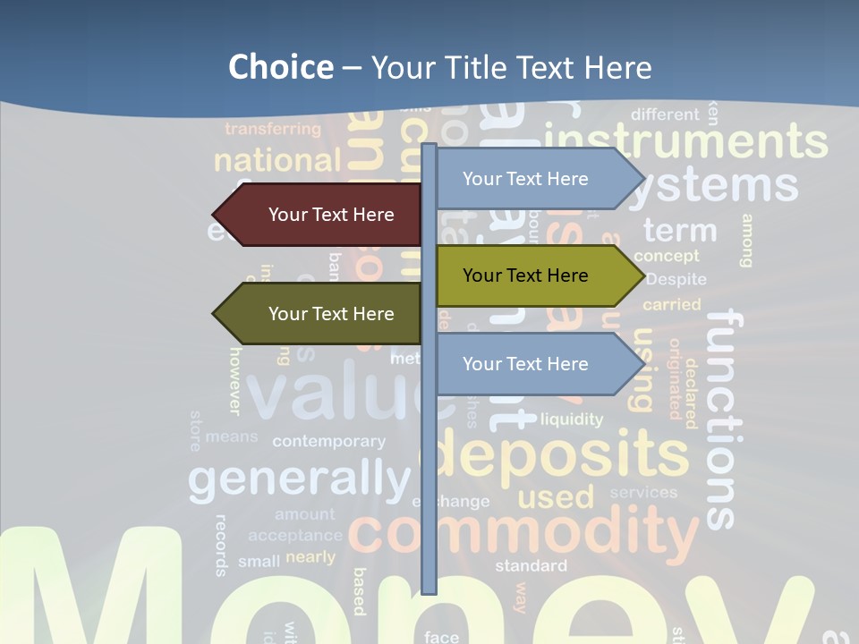Assistance Finger Elder PowerPoint Template