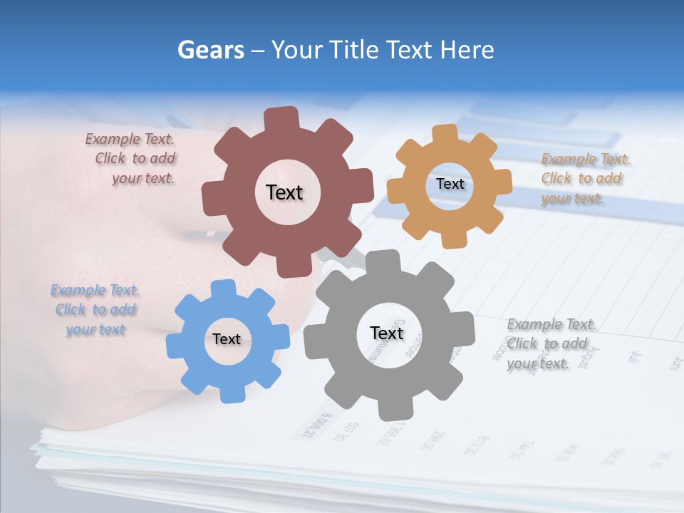 Touching Closeup Sharing PowerPoint Template