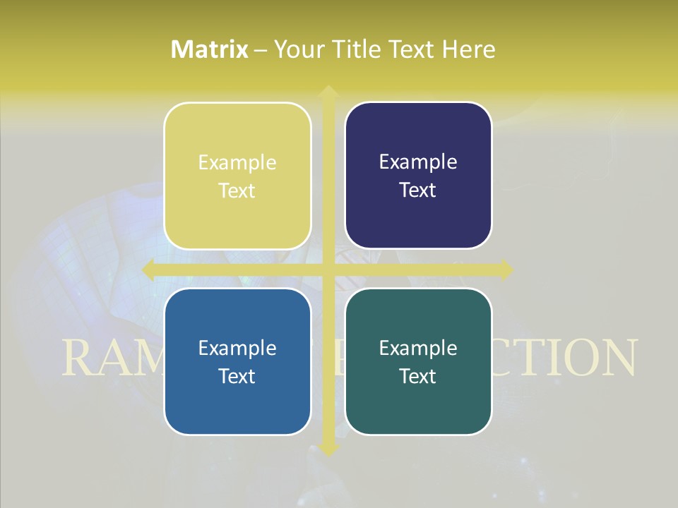 White Grandmother Women PowerPoint Template