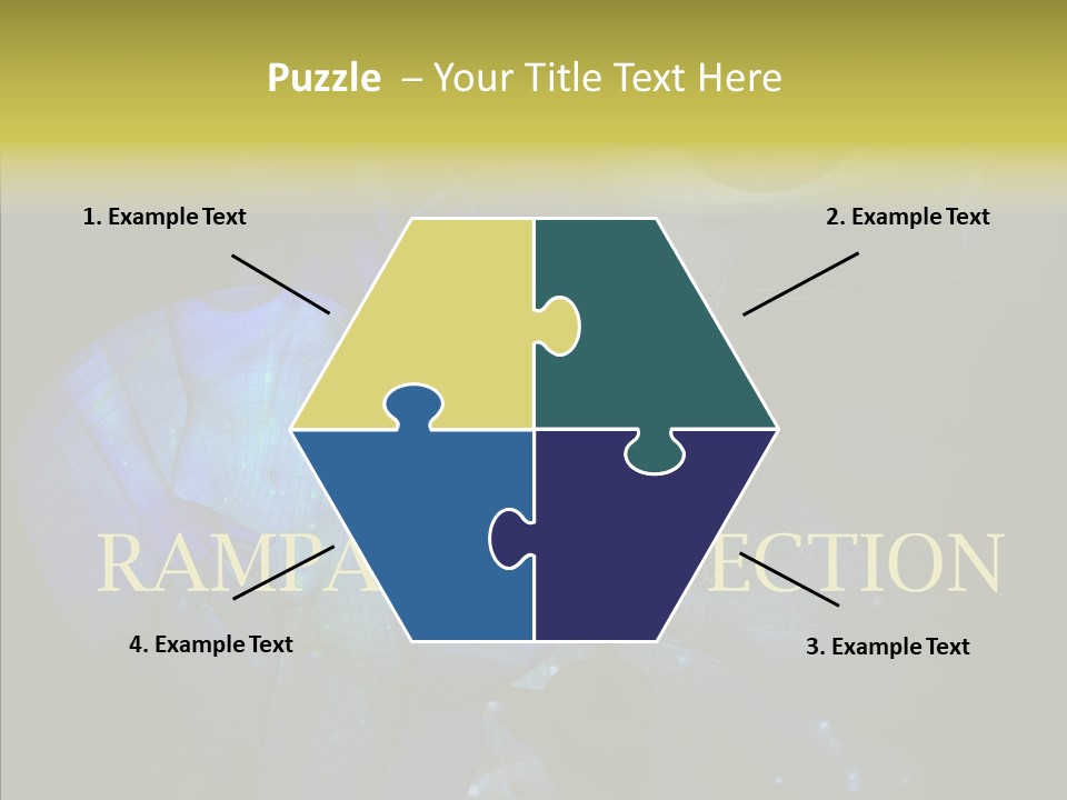 White Grandmother Women PowerPoint Template