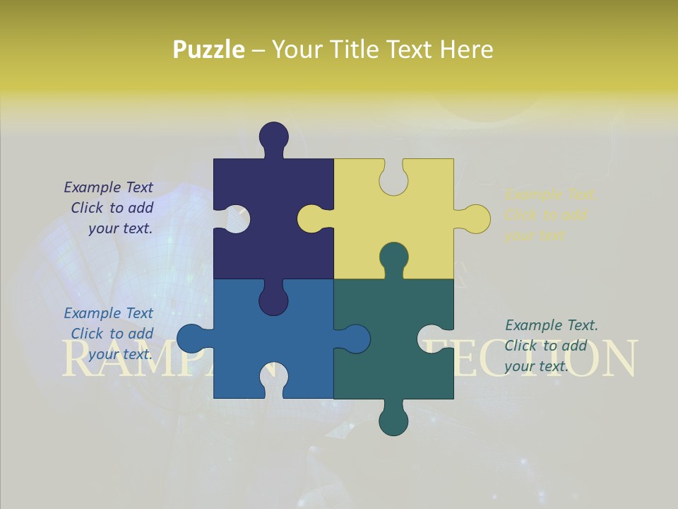 White Grandmother Women PowerPoint Template