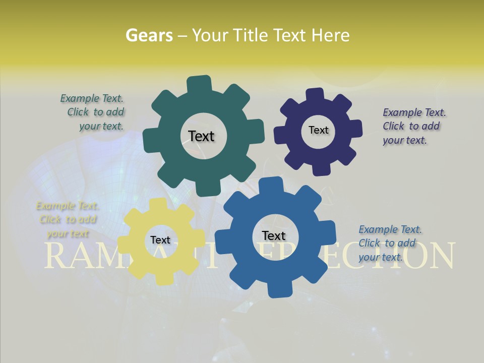 White Grandmother Women PowerPoint Template