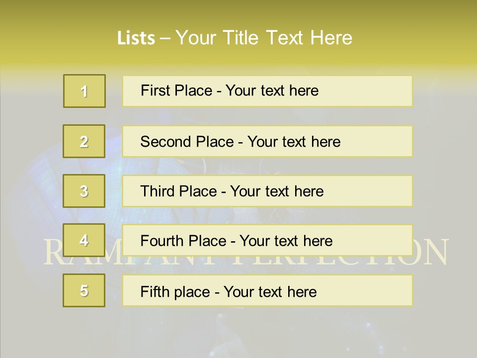 White Grandmother Women PowerPoint Template