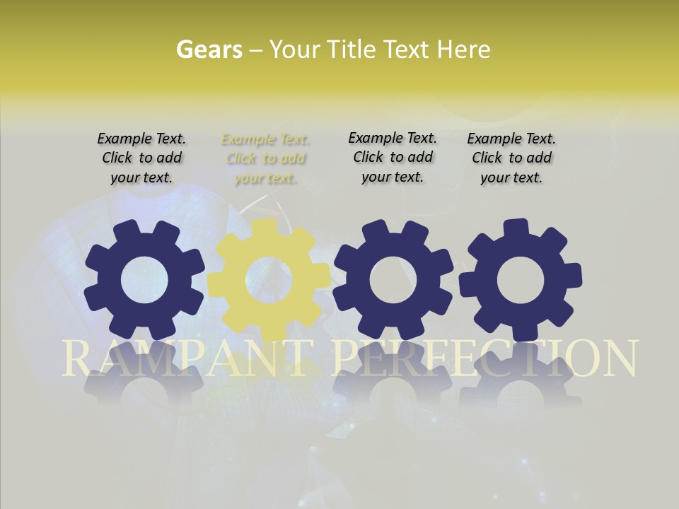 White Grandmother Women PowerPoint Template