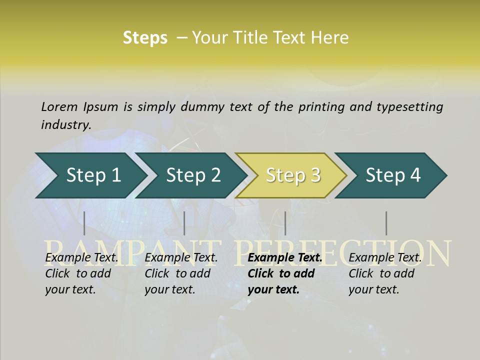 White Grandmother Women PowerPoint Template