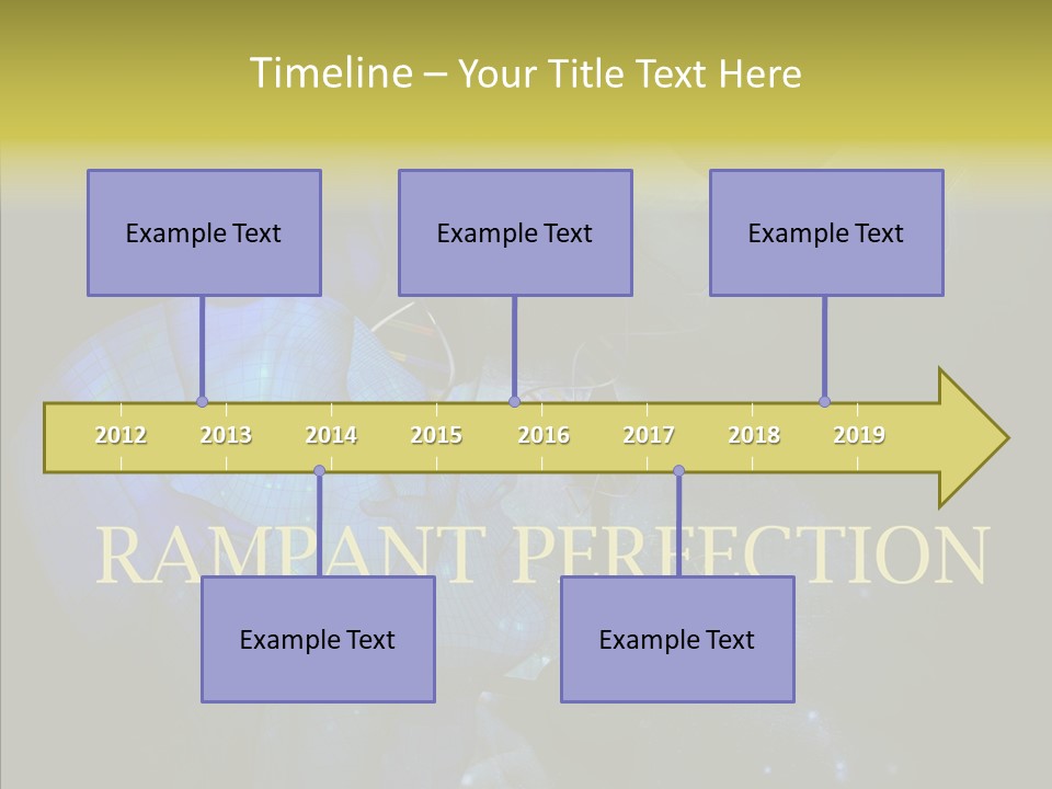 White Grandmother Women PowerPoint Template