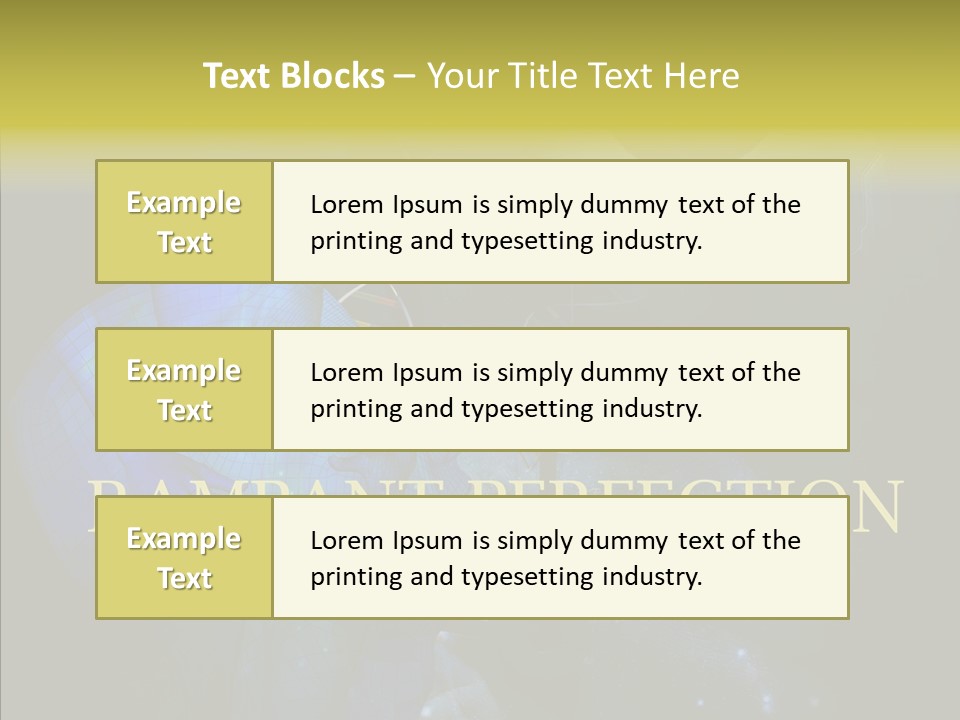 White Grandmother Women PowerPoint Template