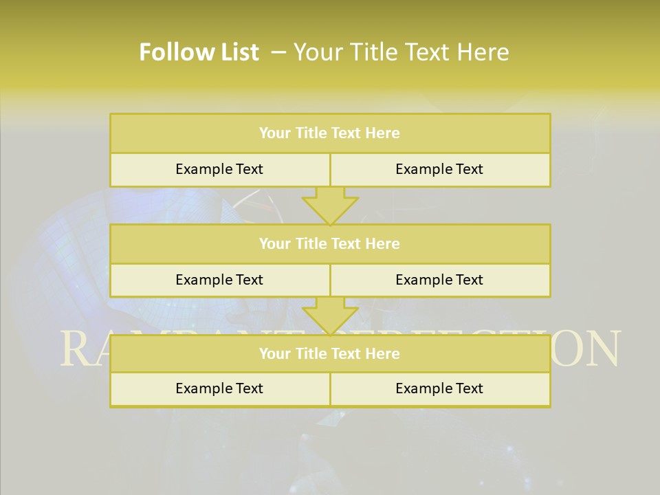 White Grandmother Women PowerPoint Template