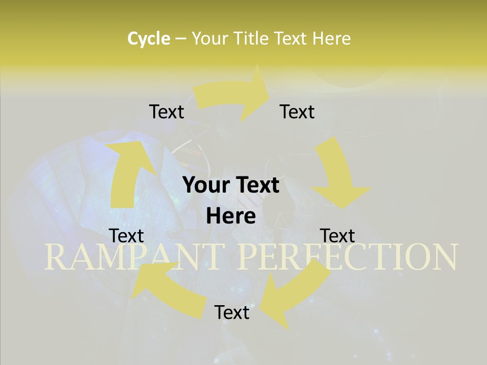 White Grandmother Women PowerPoint Template