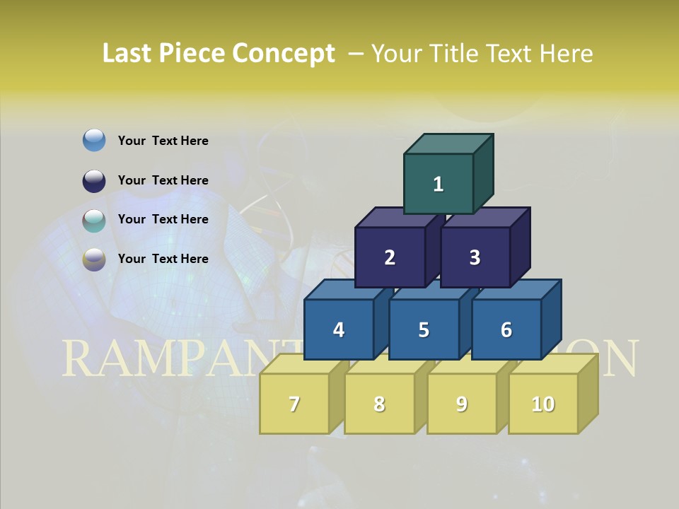 White Grandmother Women PowerPoint Template