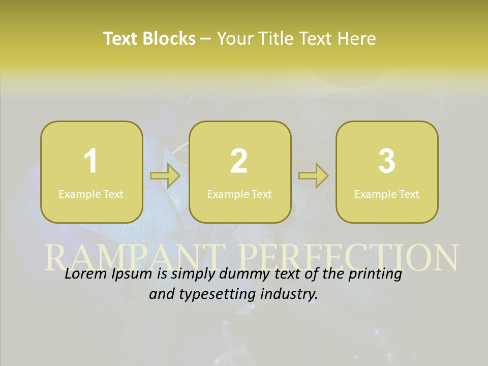 White Grandmother Women PowerPoint Template