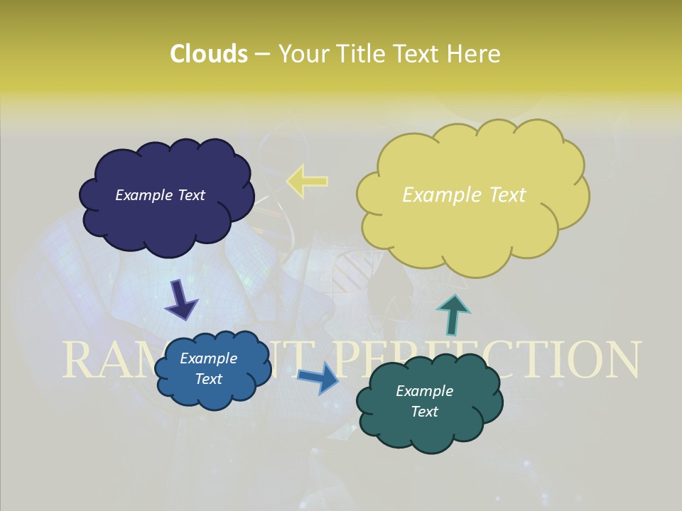 White Grandmother Women PowerPoint Template