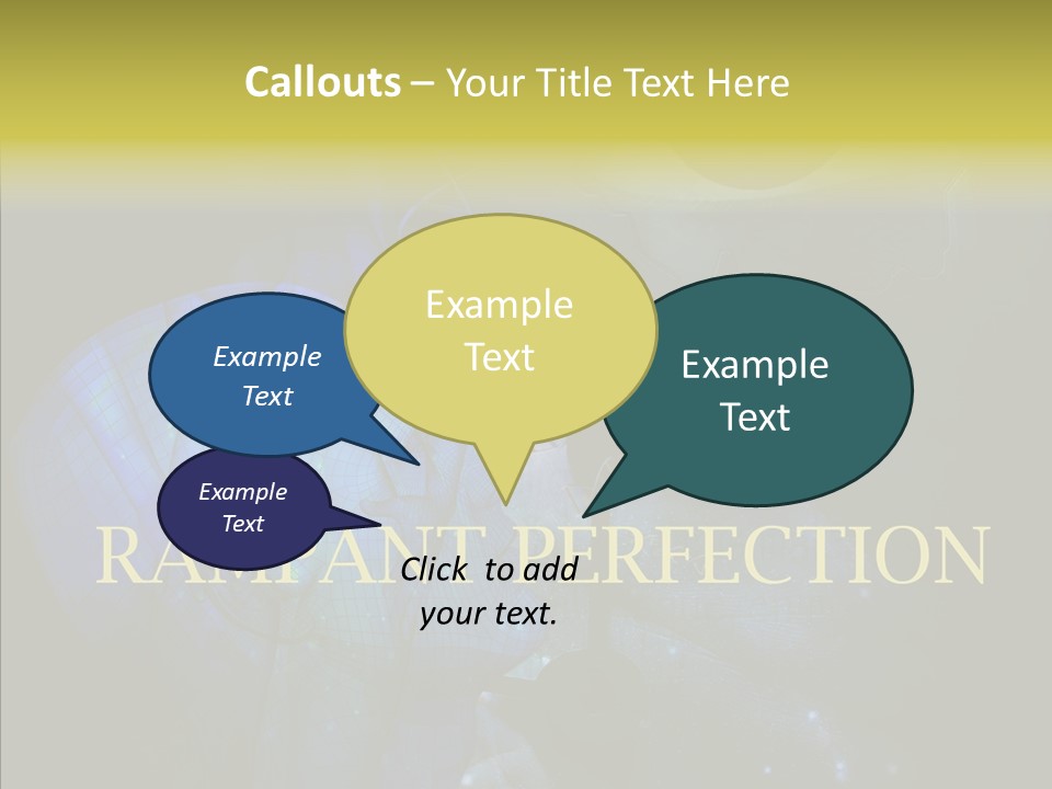 White Grandmother Women PowerPoint Template