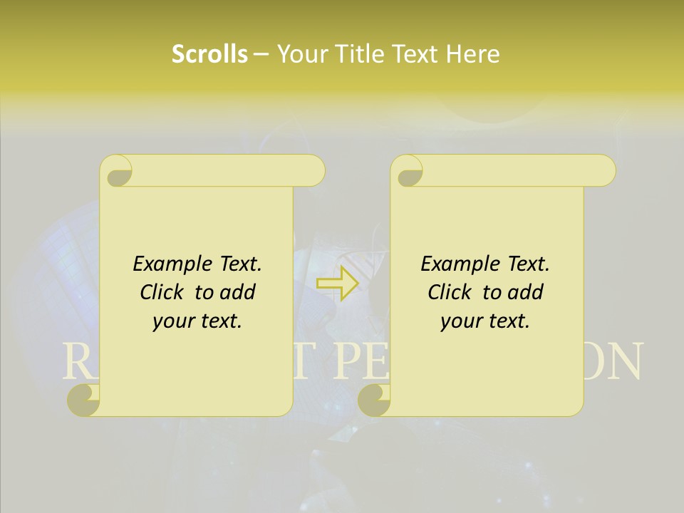 White Grandmother Women PowerPoint Template