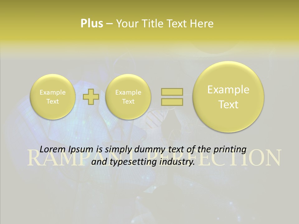 White Grandmother Women PowerPoint Template