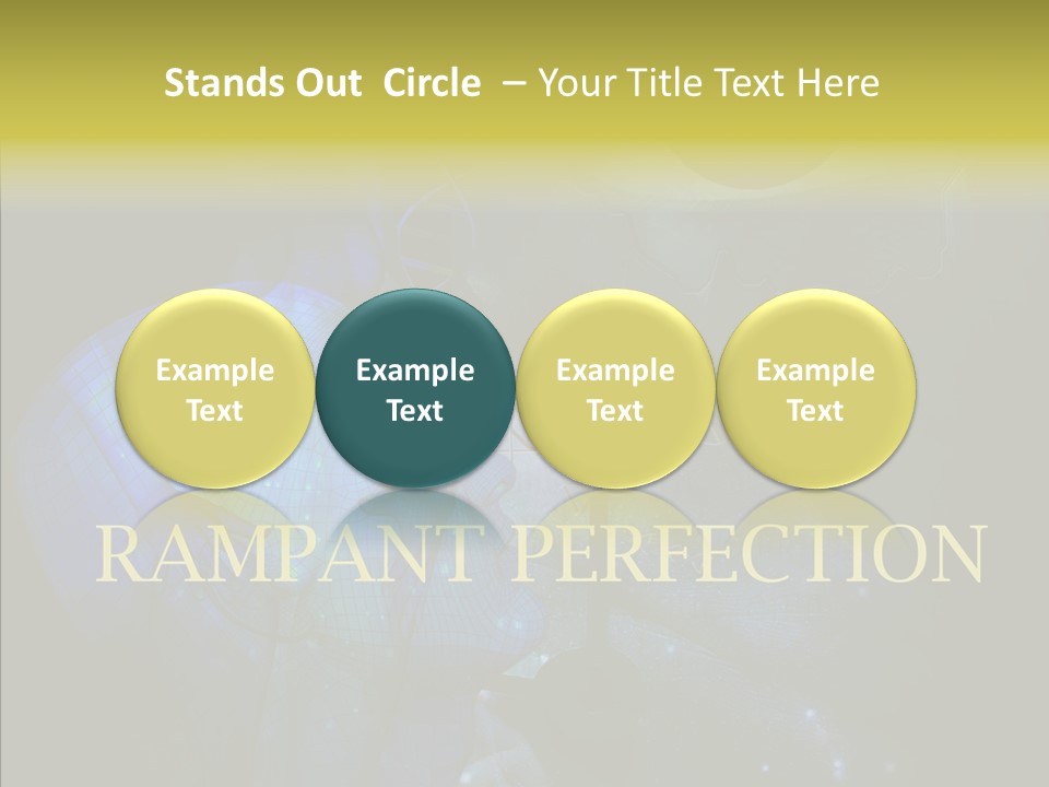 White Grandmother Women PowerPoint Template