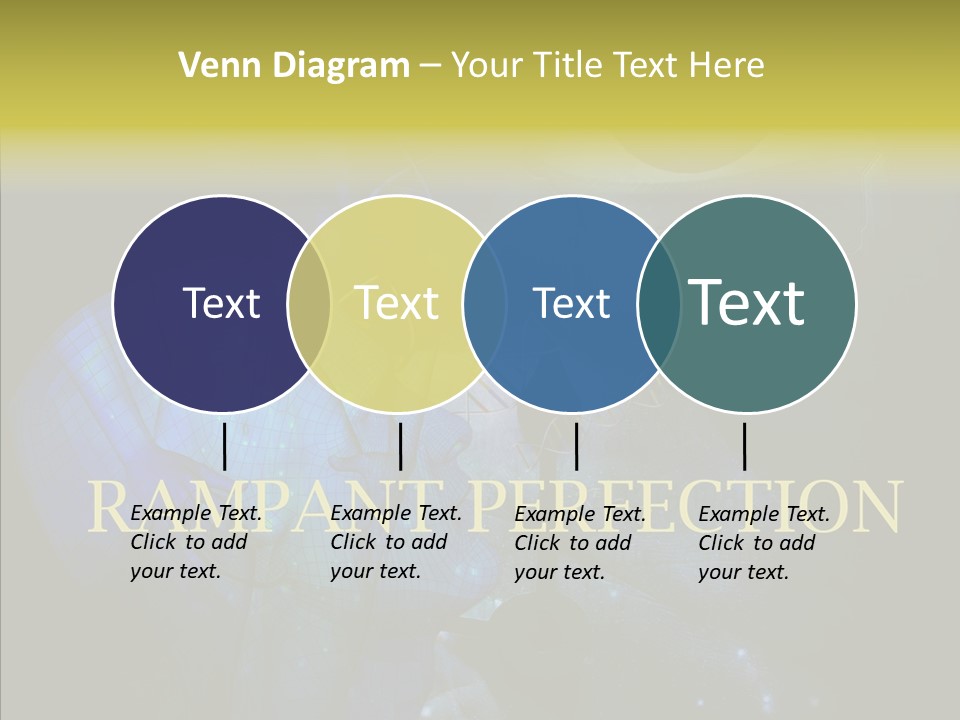 White Grandmother Women PowerPoint Template