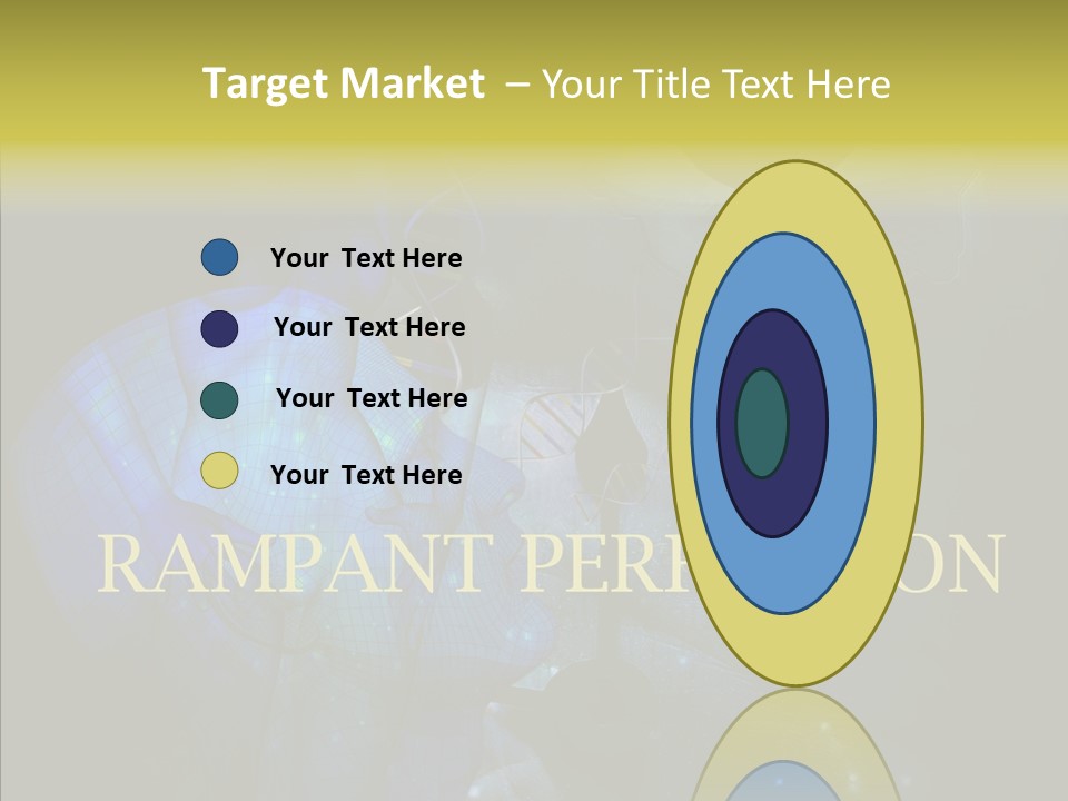 White Grandmother Women PowerPoint Template