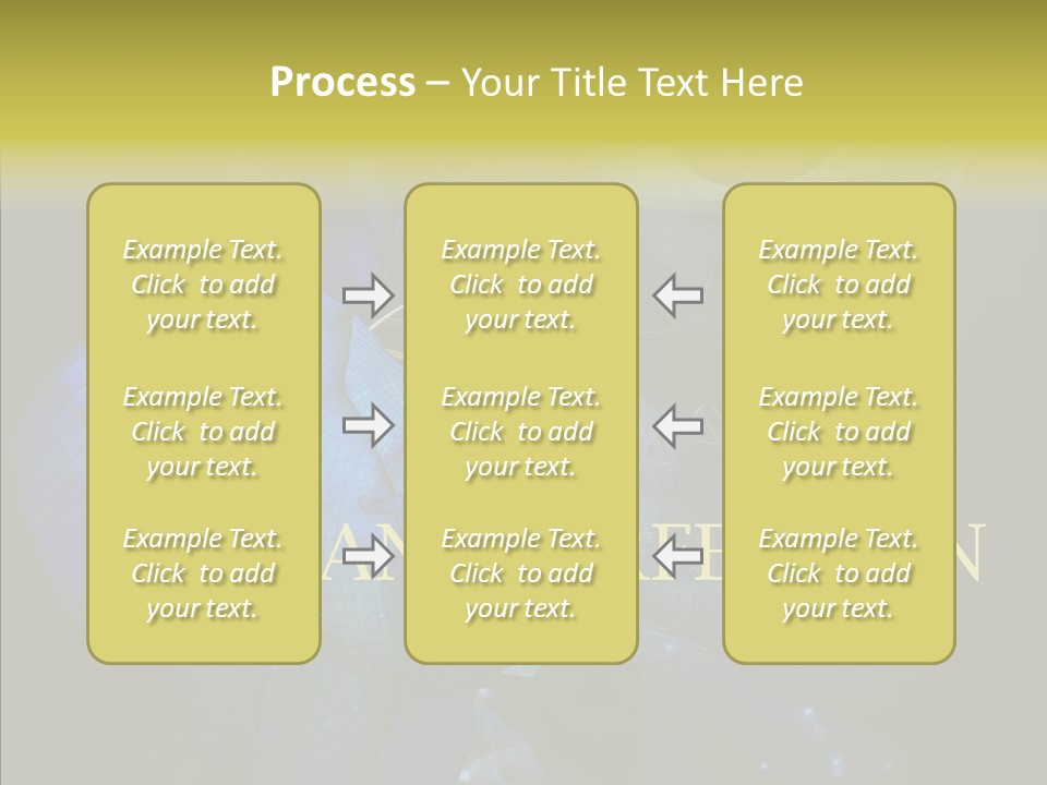 White Grandmother Women PowerPoint Template