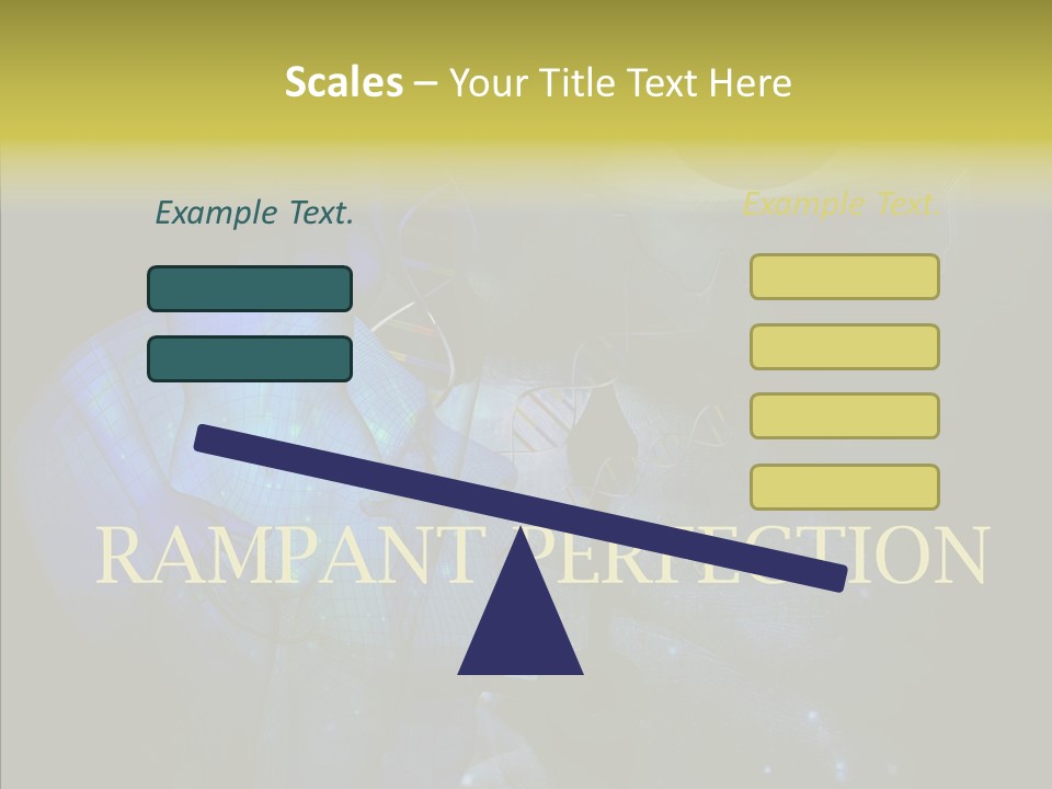 White Grandmother Women PowerPoint Template