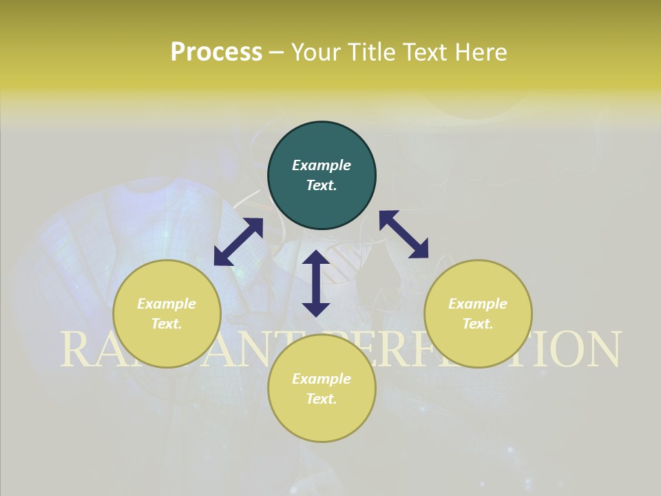 White Grandmother Women PowerPoint Template