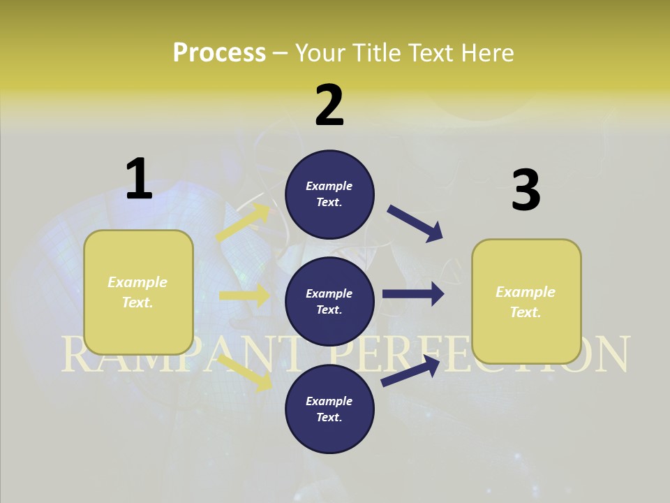 White Grandmother Women PowerPoint Template