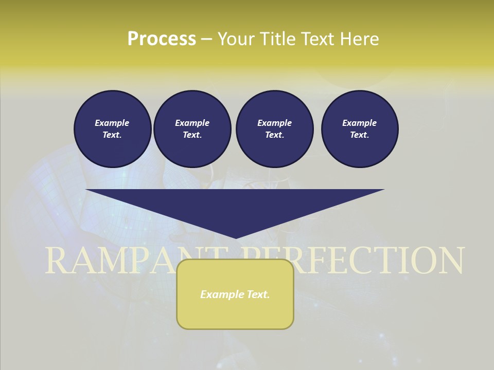 White Grandmother Women PowerPoint Template