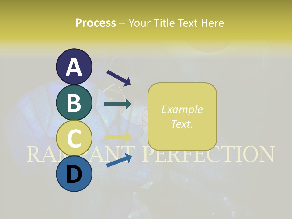 White Grandmother Women PowerPoint Template