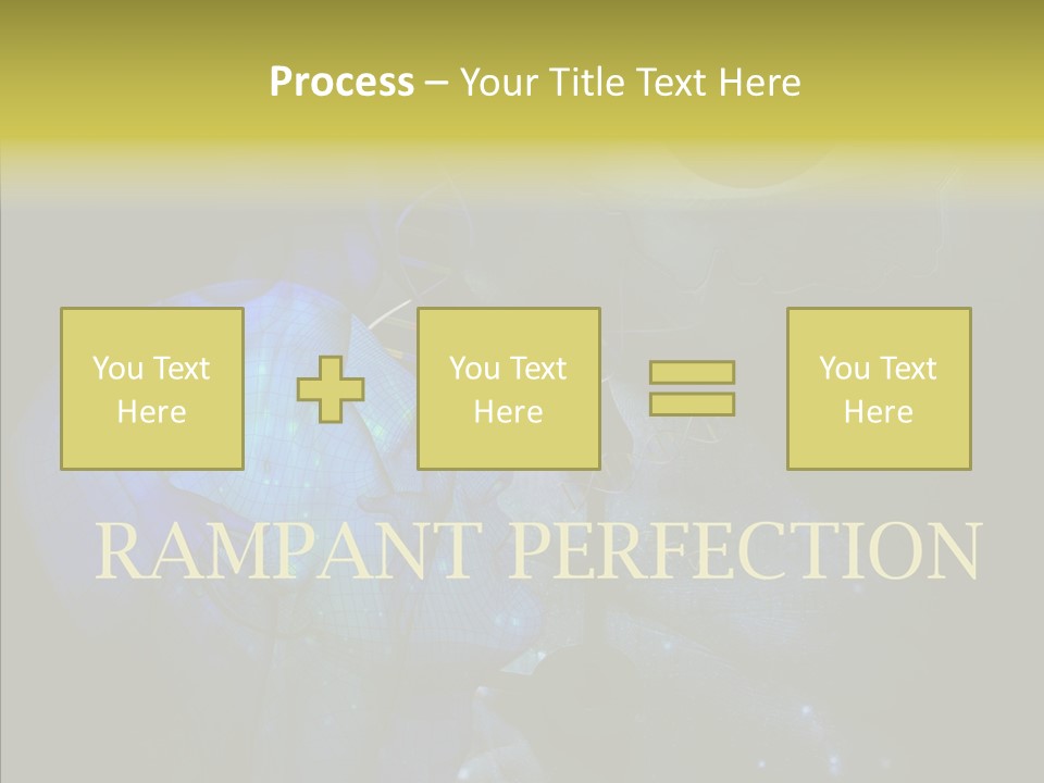 White Grandmother Women PowerPoint Template