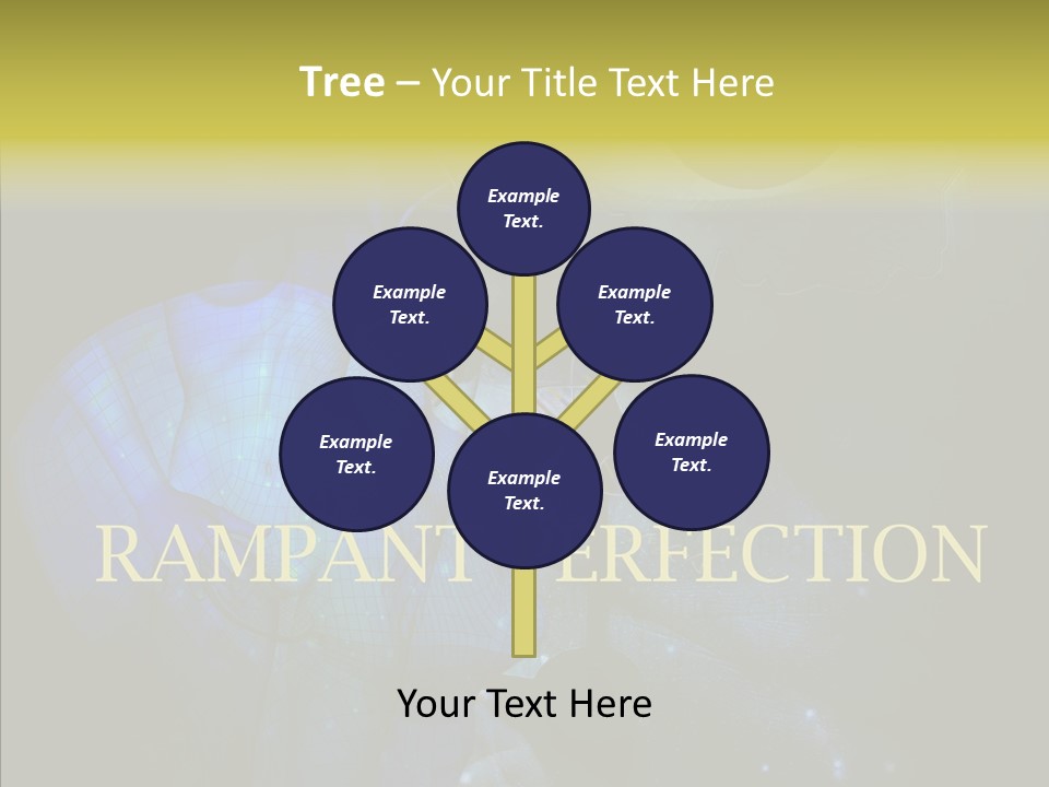 White Grandmother Women PowerPoint Template