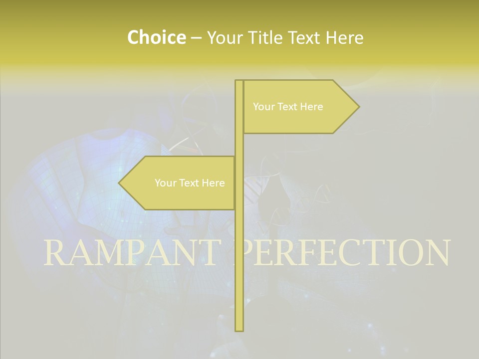 White Grandmother Women PowerPoint Template