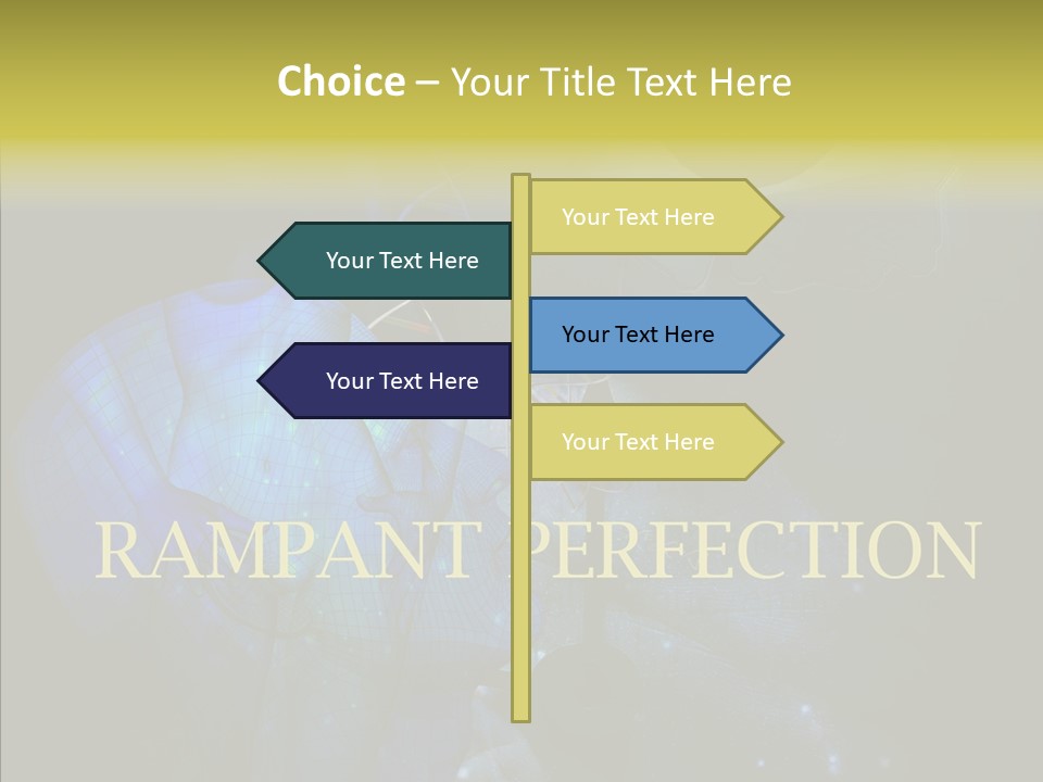 White Grandmother Women PowerPoint Template