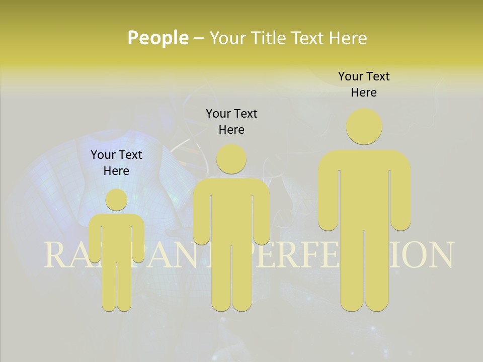 White Grandmother Women PowerPoint Template