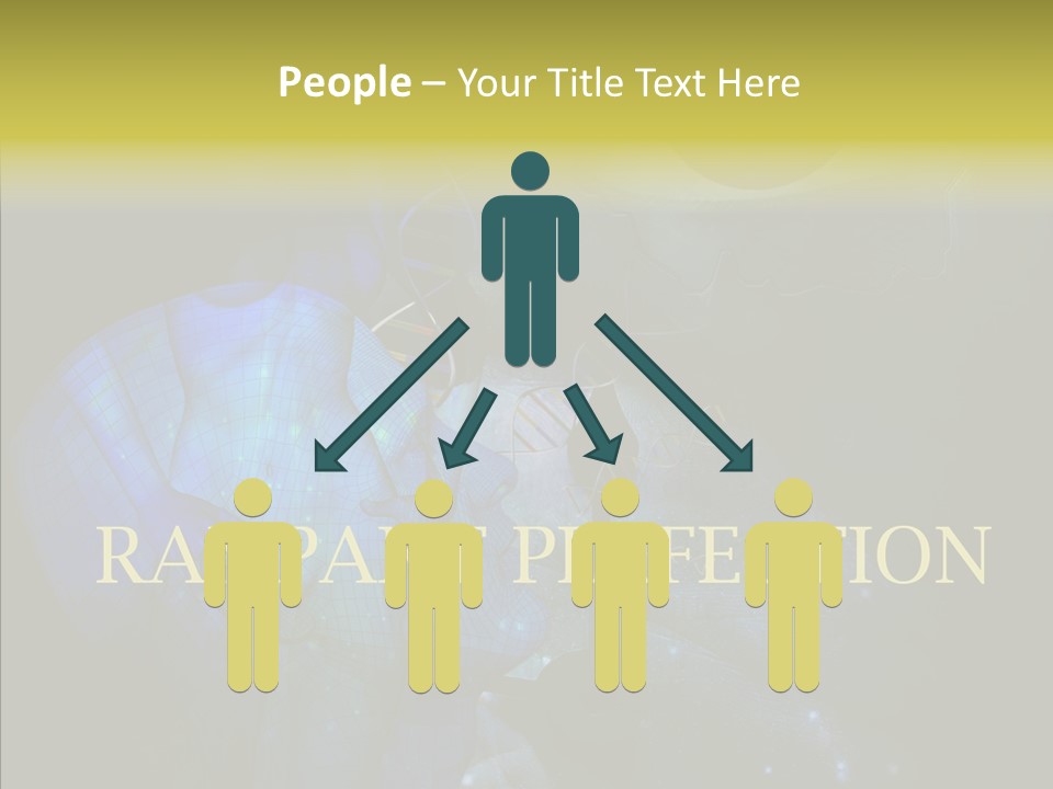 White Grandmother Women PowerPoint Template