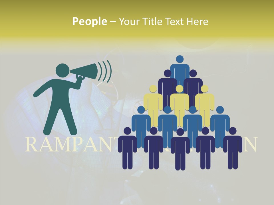 White Grandmother Women PowerPoint Template