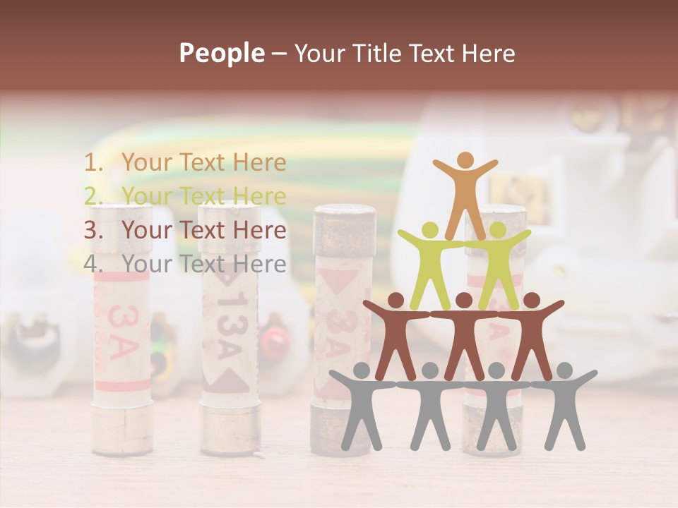 Assistance White Women PowerPoint Template