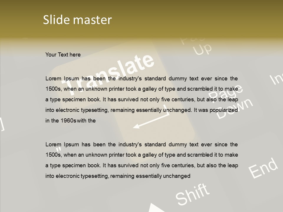 Background Elder Close Up PowerPoint Template