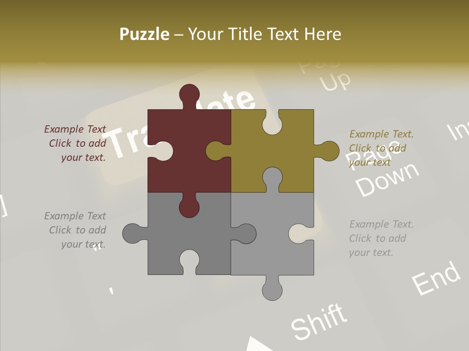 Background Elder Close Up PowerPoint Template