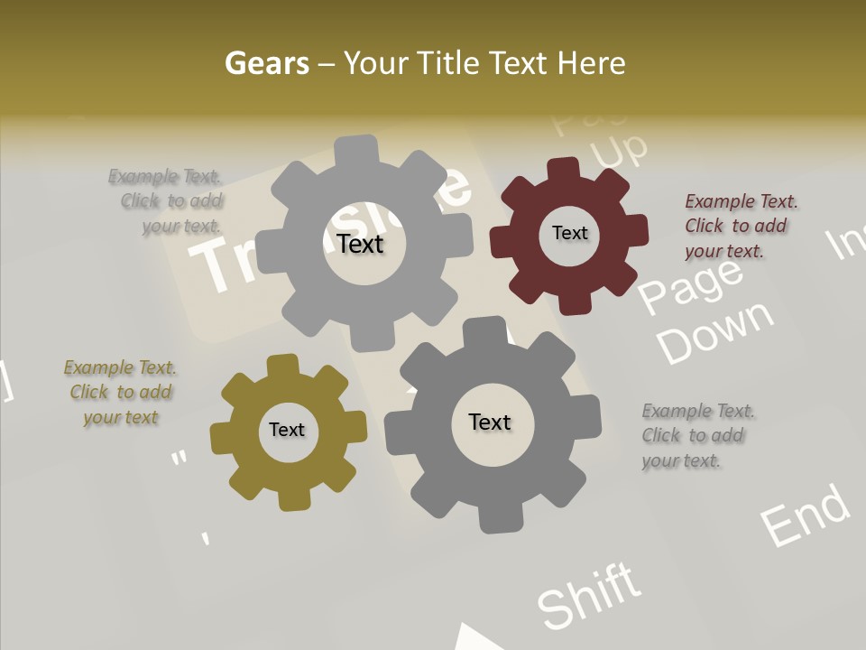 Background Elder Close Up PowerPoint Template