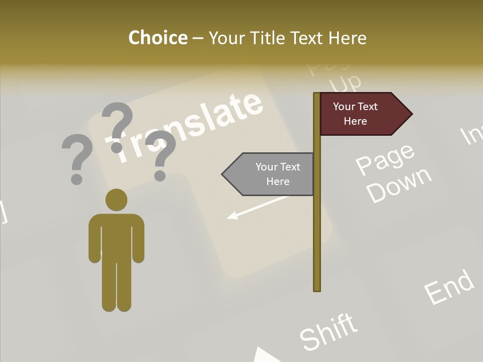Background Elder Close Up PowerPoint Template