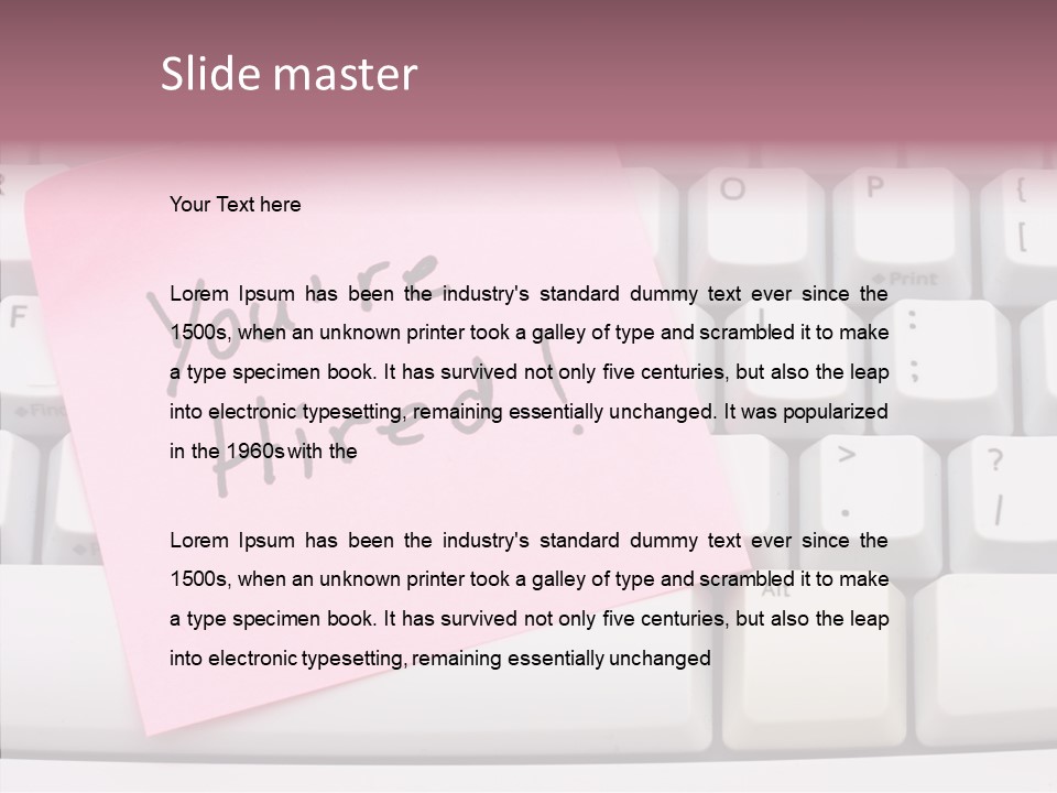 Assistance Hand Finger PowerPoint Template