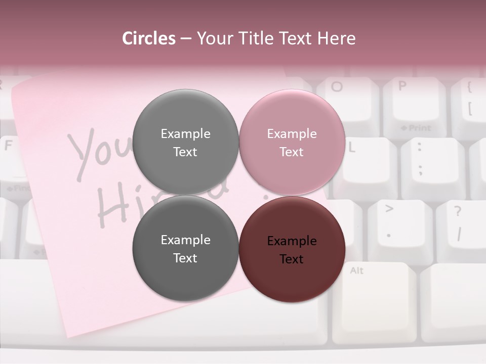 Assistance Hand Finger PowerPoint Template