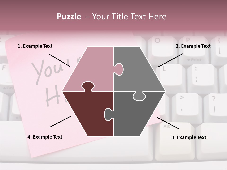 Assistance Hand Finger PowerPoint Template