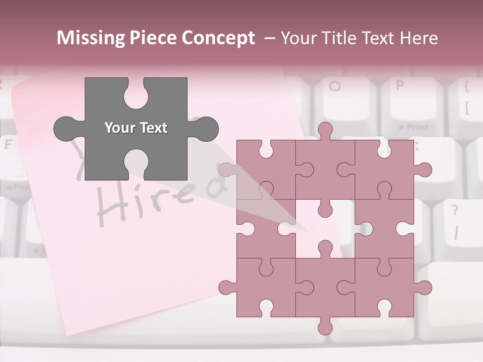 Assistance Hand Finger PowerPoint Template